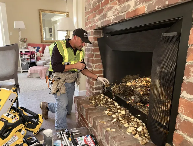 Safe screening installation by North Branford Chimney Sweep in North Branford, CT