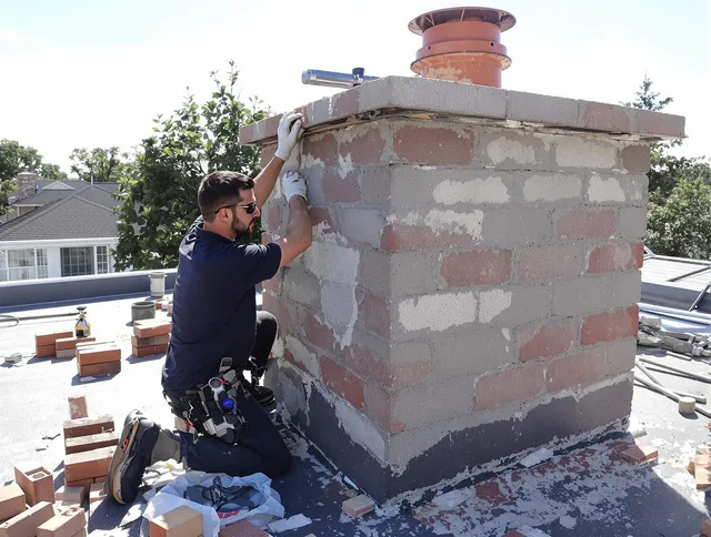 Advanced chimney repair process by North Branford Chimney Sweep in North Branford, CT