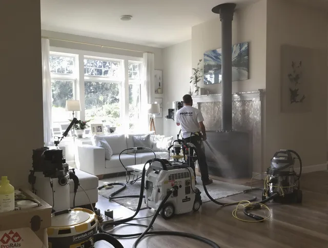 Soot removal service by North Branford Chimney Sweep for a fireplace in North Branford, CT